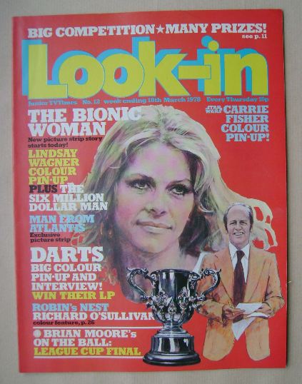 Look In magazine - The Bionic Woman cover (18 March 1978)