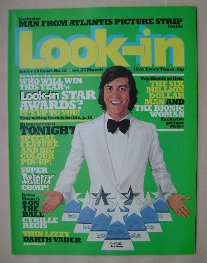 Look In magazine - Ed Stewart cover (25 March 1978)