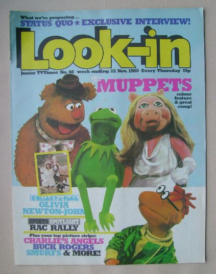 Look In magazine - The Muppets cover (22 November 1980)