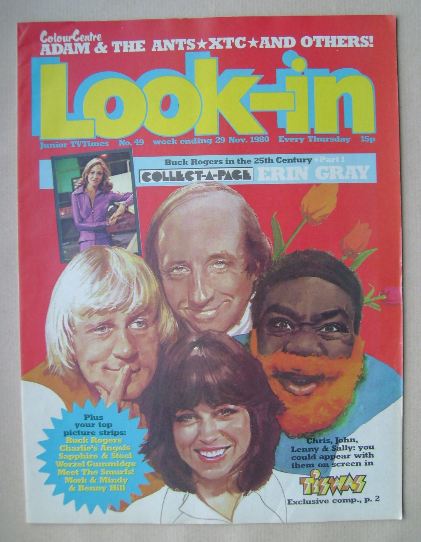 Look In magazine - Tiswas cover (29 November 1980)