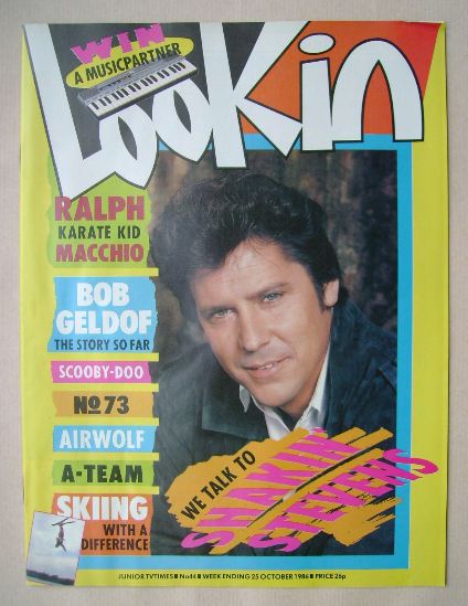 Look In magazine - Shakin' Stevens cover (25 October 1986)
