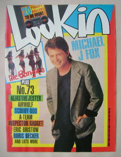 Look In magazine - Michael J. Fox cover (18 October 1986)