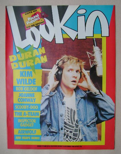 Look In magazine - Simon Le Bon cover (22 November 1986)