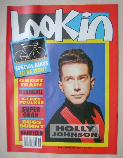 Look In magazine - Holly Johnson cover (6 May 1989)