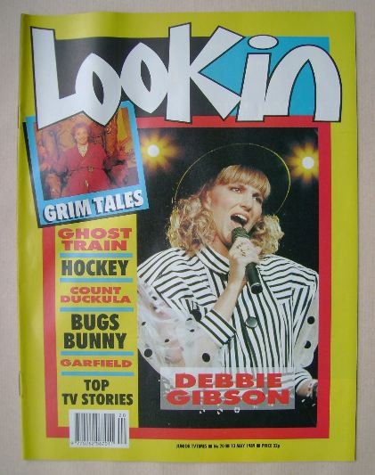 Look In magazine - Debbie Gibson cover (13 May 1989)