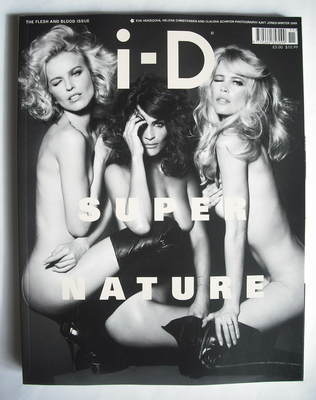 i-D magazine - Eva Herzigova, Helena Christensen, Claudia Schiffer cover (Winter 2009)