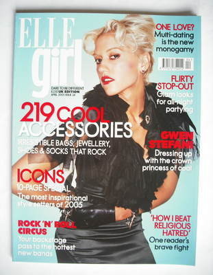 Elle Girl magazine - April 2005 - Gwen Stefani cover
