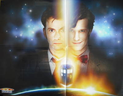 David Tennant / Matt Smith Doctor Who poster / 2010 planner