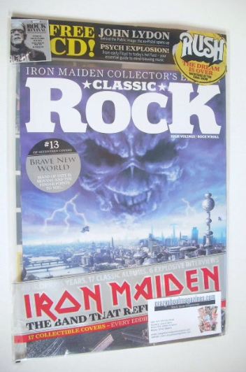<!--2015-10-13-->Classic Rock magazine - October 2015 - Iron Maiden cover (
