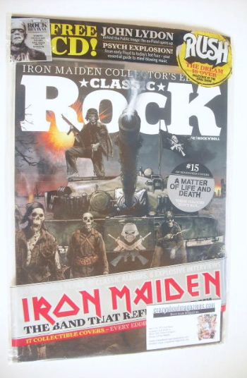 <!--2015-10-15-->Classic Rock magazine - October 2015 - Iron Maiden cover (
