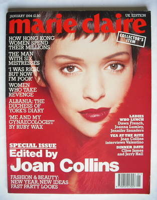 <!--1994-01-->British Marie Claire magazine - January 1994 - Patricia Hartm