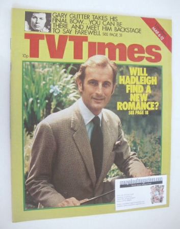TV Times magazine - Gerald Harper cover (6-12 March 1976)