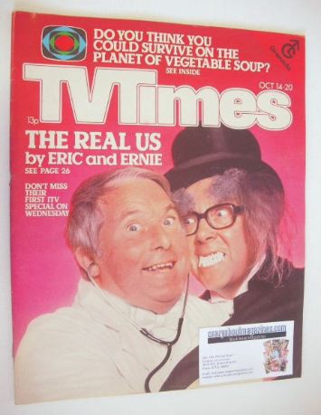 TV Times magazine - Eric Morecambe and Ernie Wise cover (14-20 October 1978)