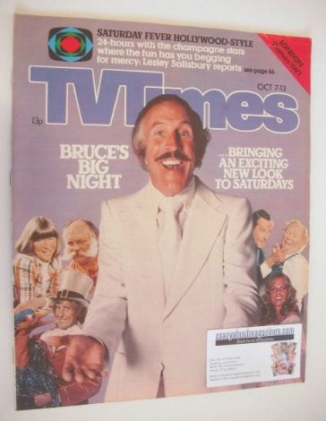 TV Times magazine - Bruce Forsyth cover (7-13 October 1978)