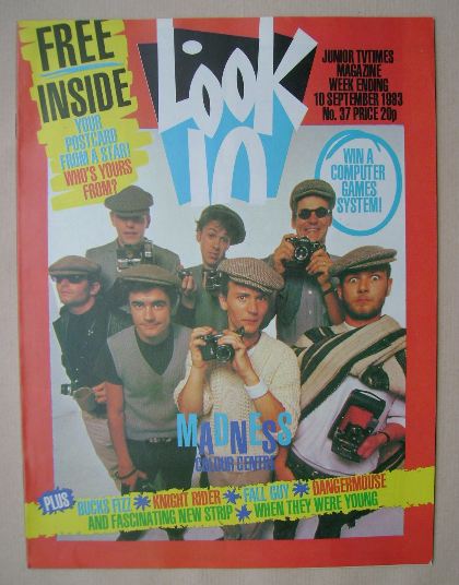Look In magazine - Madness cover (10 September 1983)