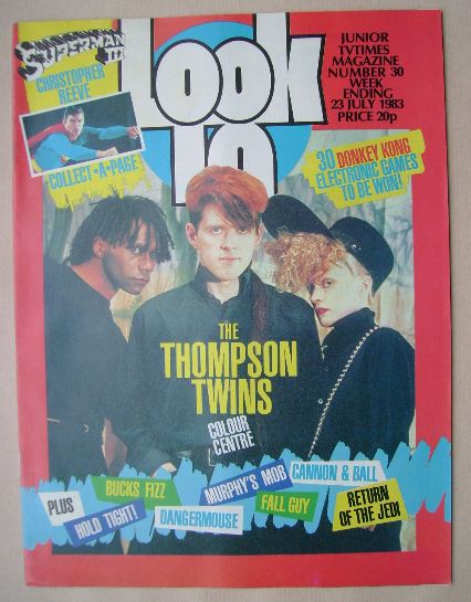 Look In magazine - Thompson Twins cover (23 July 1983)