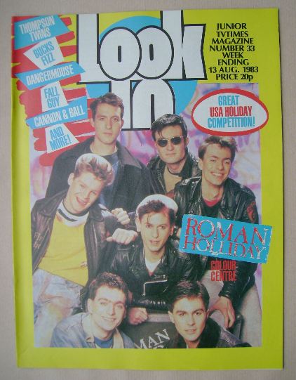 Look In magazine - Roman Holliday cover (13 August 1983)