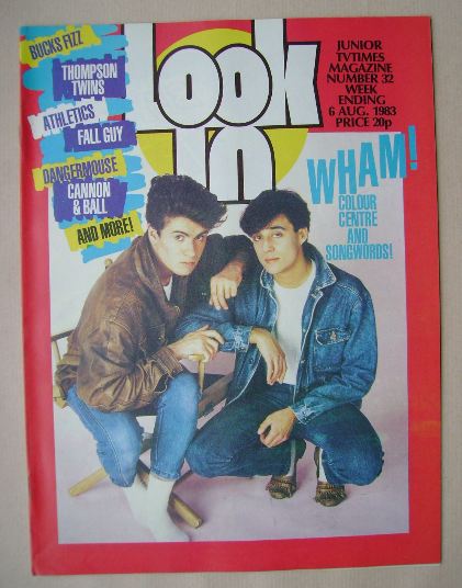 Look In magazine - Wham! cover (6 August 1983)