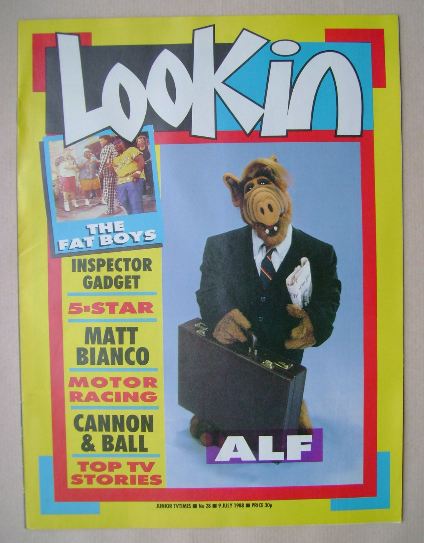 Look In magazine - ALF cover (9 July 1988)