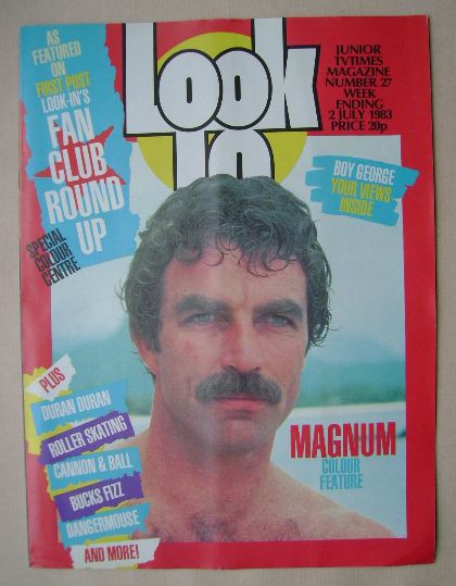 Look In magazine - Tom Selleck cover (2 July 1983)