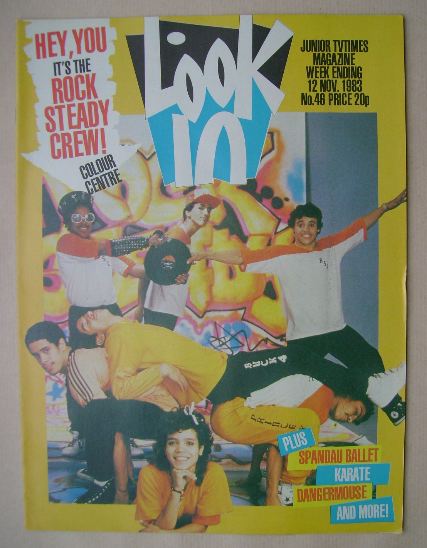 Look In magazine - Rock Steady Crew cover (12 November 1983)