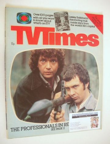 TV Times magazine - Martin Shaw and Lewis Collins cover (3-9 November 1979)