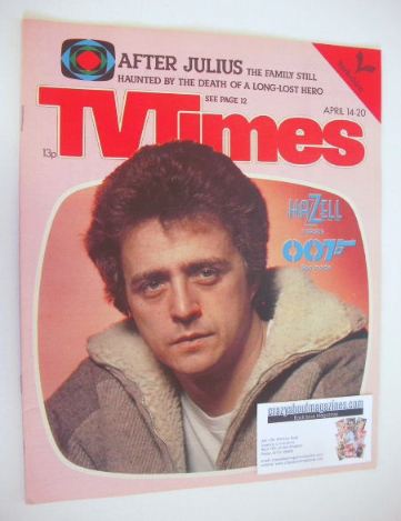 TV Times magazine - Nicholas Ball cover (14-20 April 1979)