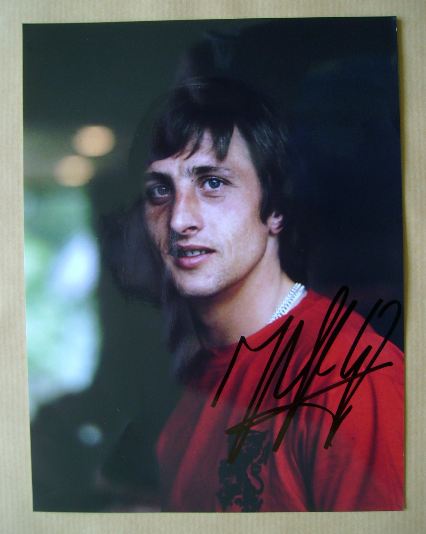 Johan Cruyff autograph