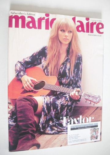 <!--2012-11-->British Marie Claire magazine - November 2012 - Taylor Swift 