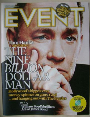 <!--2013-09-29-->Event magazine - Tom Hanks cover (29 September 2013)