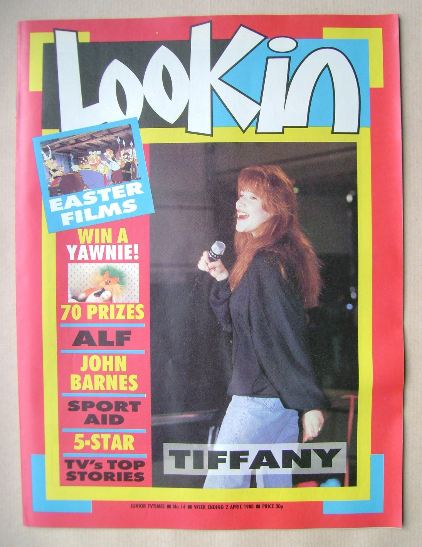 Look In magazine - Tiffany cover (2 April 1988)