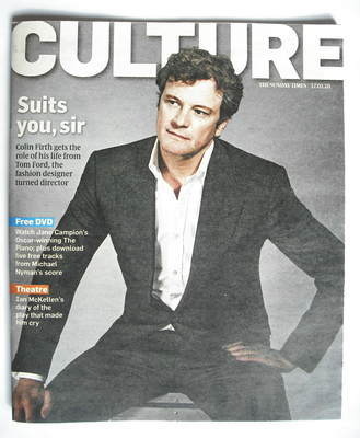 Culture magazine - Colin Firth cover (17 January 2010)