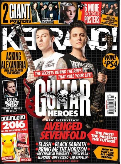 Kerrang magazine - Guitar Heroes cover (24 October 2015 - Issue 1591)