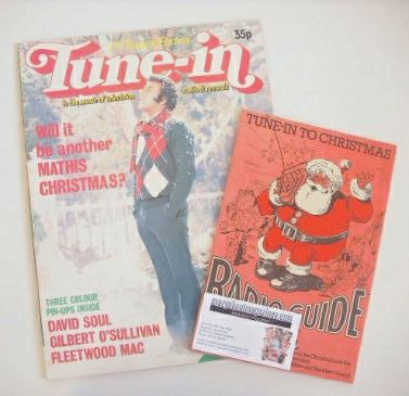 Tune-In magazine - Johnny Mathis cover (Christmas 1978)