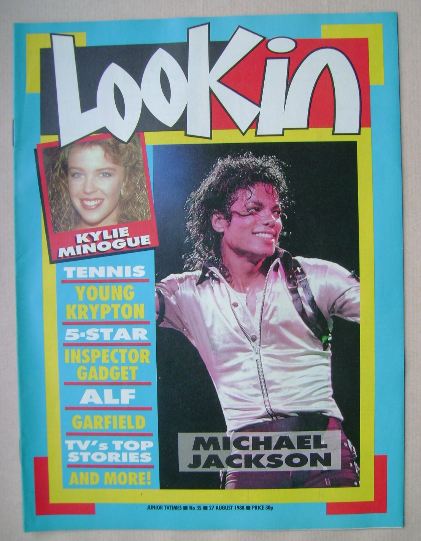 Look In magazine - Michael Jackson cover (27 August 1988)