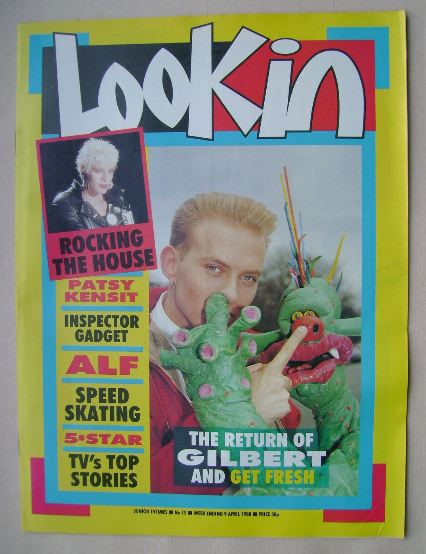 Look In magazine - Matt Goss cover (9 April 1988)