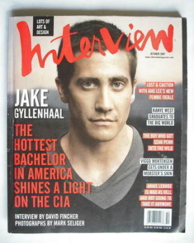 Interview magazine - October 2007 - Jake Gyllenhaal cover