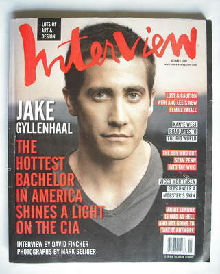 <!--2007-10-->Interview magazine - October 2007 - Jake Gyllenhaal cover