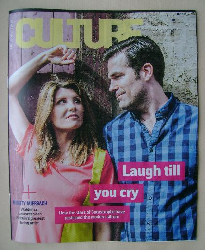 Culture magazine - Sharon Horgan and Rob Delaney cover (18 October 2015)