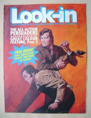 <!--1971-10-09-->Look In magazine - The Persuaders cover (9 October 1971)