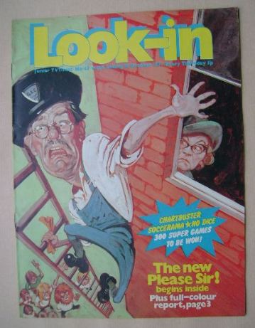 Look In magazine - Please Sir! cover (16 October 1971)