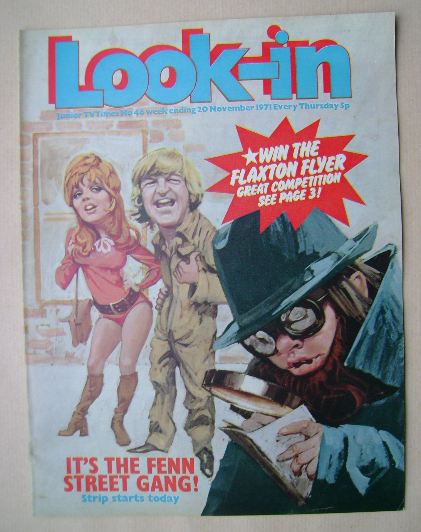 Look In magazine - The Fenn Street Gang cover (20 November 1971)