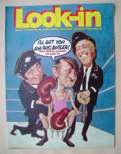Look In magazine - On The Buses cover (4 December 1971)