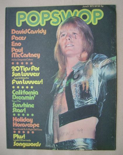 Popswop magazine - 9 June 1973