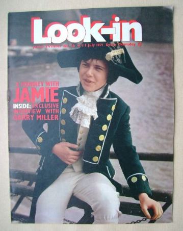 Look In magazine - Garry Miller cover (3 July 1971)