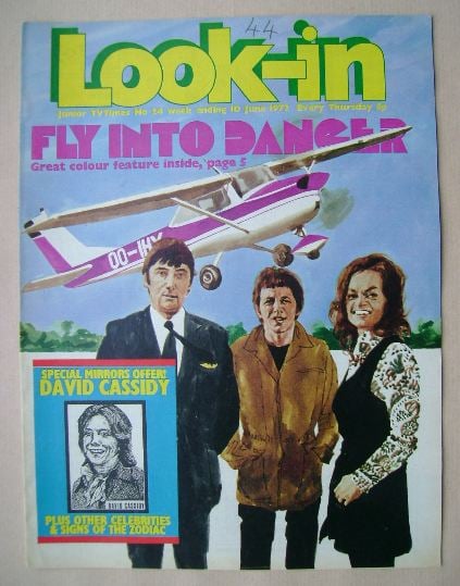 Look In magazine - Fly Into Danger cover (10 June 1972)