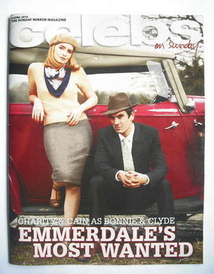 Celebs magazine - Emma Atkins and Jeff Hordley cover (4 April 2010)