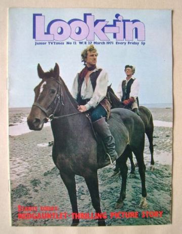 Look In magazine - Redgauntlet cover (27 March 1971)