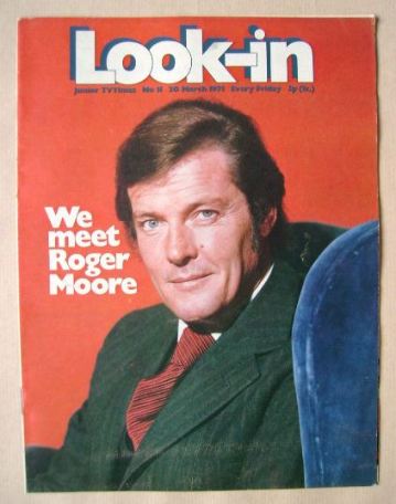 <!--1971-03-20-->Look In magazine - Roger Moore cover (20 March 1971)