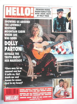 Hello! magazine - Dolly Parton cover (3 November 1990 - Issue 126)